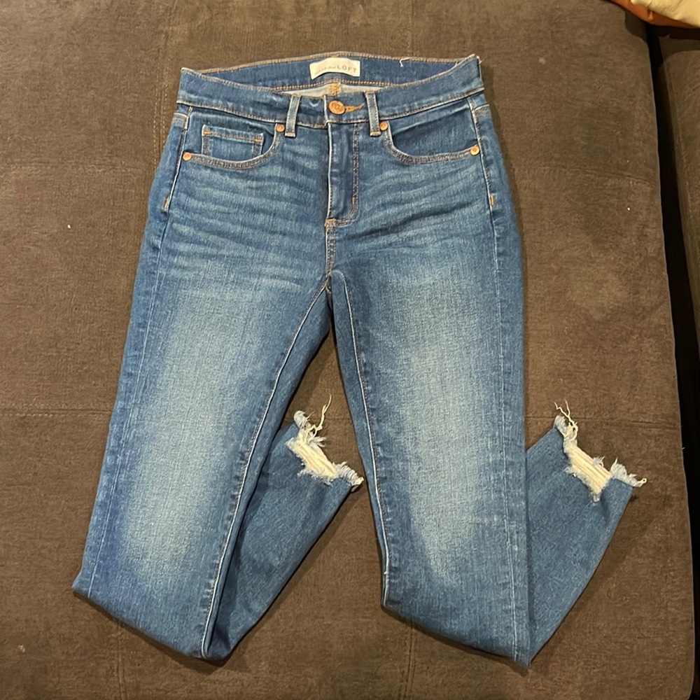 Loft jeans skinny size P 25/0